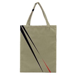 Elegant Lines Classic Tote Bag by Valentinaart