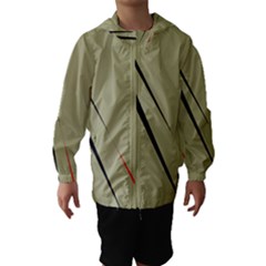 Elegant Lines Hooded Wind Breaker (kids) by Valentinaart