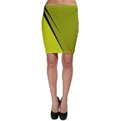 Yellow Elegant Design Bodycon Skirt by Valentinaart