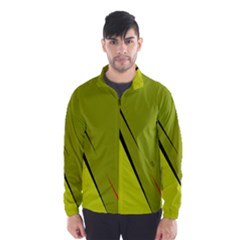 Yellow Elegant Design Wind Breaker (men) by Valentinaart