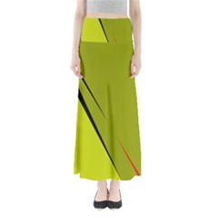 Yellow Elegant Design Maxi Skirts by Valentinaart