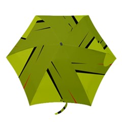 Yellow Elegant Design Mini Folding Umbrellas by Valentinaart