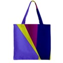 Geometrical abstraction Zipper Grocery Tote Bag View1