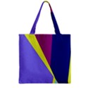 Geometrical abstraction Zipper Grocery Tote Bag View2