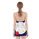 Abstract moon Halter Swimsuit Dress View2