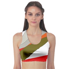 Decorative Abstraction Sports Bra by Valentinaart