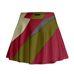 Decoratve Abstraction Mini Flare Skirt by Valentinaart