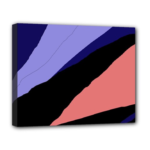 Purple And Pink Abstraction Deluxe Canvas 20  X 16   by Valentinaart