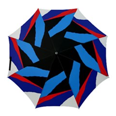 Colorful Abstraction Golf Umbrellas by Valentinaart