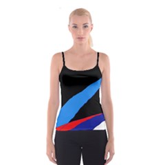 Colorful Abstraction Spaghetti Strap Top by Valentinaart