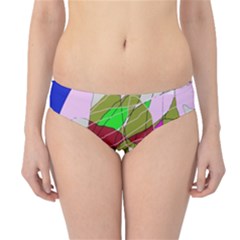 Flora Abstraction Hipster Bikini Bottoms by Valentinaart