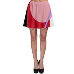 Decorative Geomeric Abstraction Skater Skirt by Valentinaart