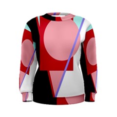 Decorative Geomeric Abstraction Women s Sweatshirt by Valentinaart