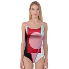 Decorative Geomeric Abstraction Camisole Leotard  by Valentinaart