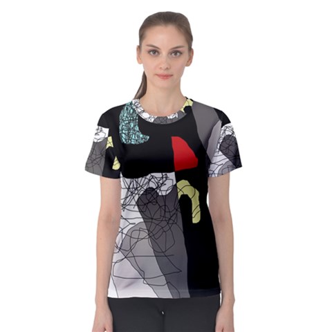 Decorative Abstraction Women s Sport Mesh Tee by Valentinaart