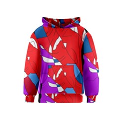 Colorful Abstraction Kids  Pullover Hoodie by Valentinaart