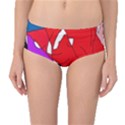 Colorful abstraction Mid-Waist Bikini Bottoms View1