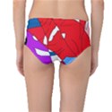 Colorful abstraction Mid-Waist Bikini Bottoms View2