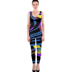 Optimistic Abstraction Onepiece Catsuit by Valentinaart