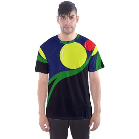 Falling  Ball Men s Sport Mesh Tee by Valentinaart