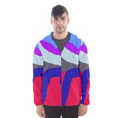 Crazy Abstraction Hooded Wind Breaker (men) by Valentinaart