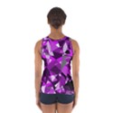 Purple broken glass Women s Sport Tank Top  View2