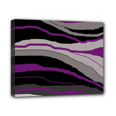 Purple And Gray Decorative Design Canvas 10  X 8  by Valentinaart