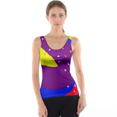 Optimistic Abstraction Tank Top by Valentinaart