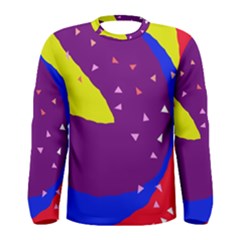 Optimistic Abstraction Men s Long Sleeve Tee by Valentinaart