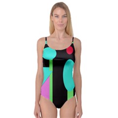 Abstract Landscape Camisole Leotard  by Valentinaart