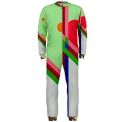 Decorative Abstraction Onepiece Jumpsuit (men)  by Valentinaart