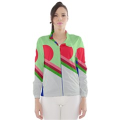 Decorative Abstraction Wind Breaker (women) by Valentinaart