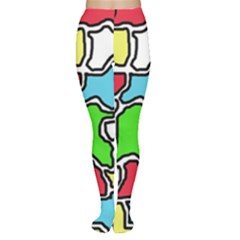 Colorful Abtraction Women s Tights by Valentinaart