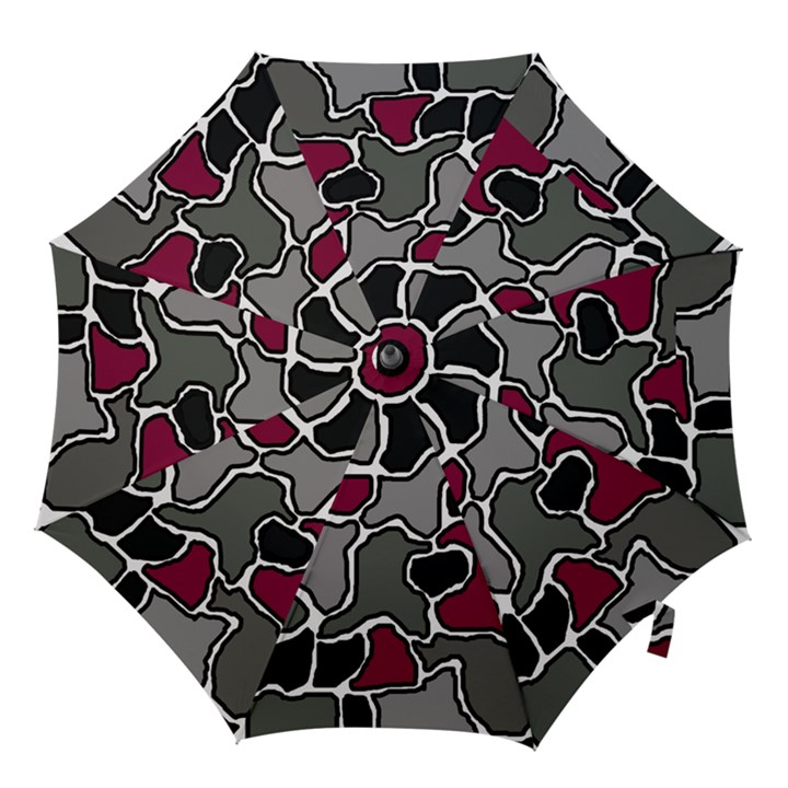 Decorative abstraction Hook Handle Umbrellas (Large)