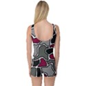 Decorative abstraction One Piece Boyleg Swimsuit View2