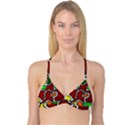 Africa abstraction Reversible Tri Bikini Top View1