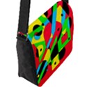 Colorful geometrical abstraction Flap Messenger Bag (L)  View2