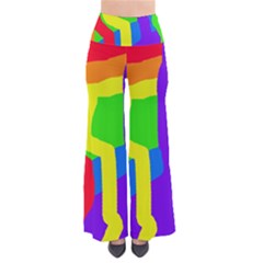 Rainbow Abstraction Pants by Valentinaart