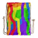 Rainbow abstraction Drawstring Bag (Large) View2