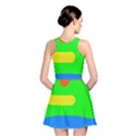 Rainbow abstraction Reversible Skater Dress View2