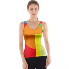 Colorful Abstraction Tank Top by Valentinaart