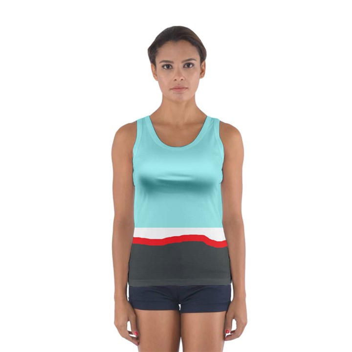 Simple decorative design Women s Sport Tank Top 