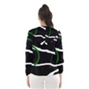 Decorative lines Hooded Wind Breaker (Women) View2