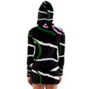 Decorative lines Women s Long Sleeve Hooded T-shirt View2