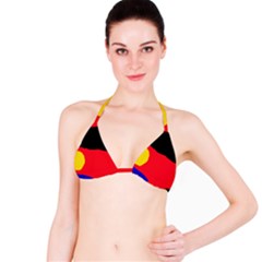 Colorful Abstraction Bikini Top by Valentinaart