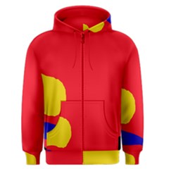 Colorful Abstraction Men s Zipper Hoodie by Valentinaart