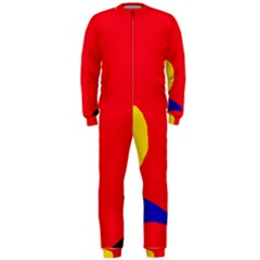 Colorful Abstraction Onepiece Jumpsuit (men)  by Valentinaart