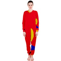 Colorful Abstraction Onepiece Jumpsuit (ladies)  by Valentinaart