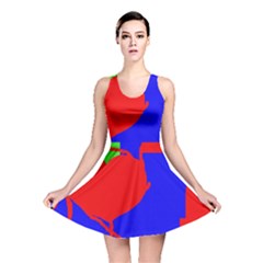 Abstract Hart Reversible Skater Dress by Valentinaart