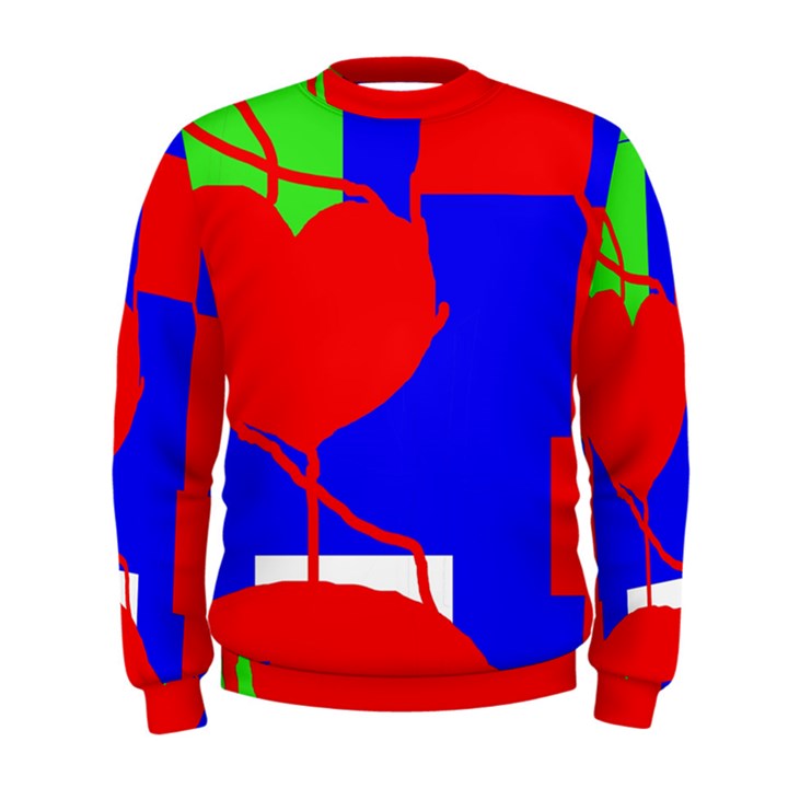 Abstract hart Men s Sweatshirt